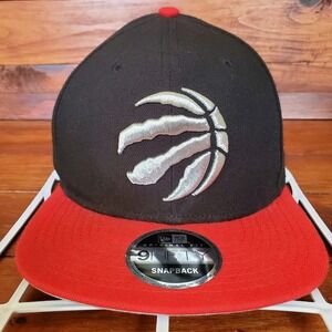 New‎ Era 9Fifty Toronto Raptors Hat Cap Snapback Black 2 Tone Original Fit NBA
